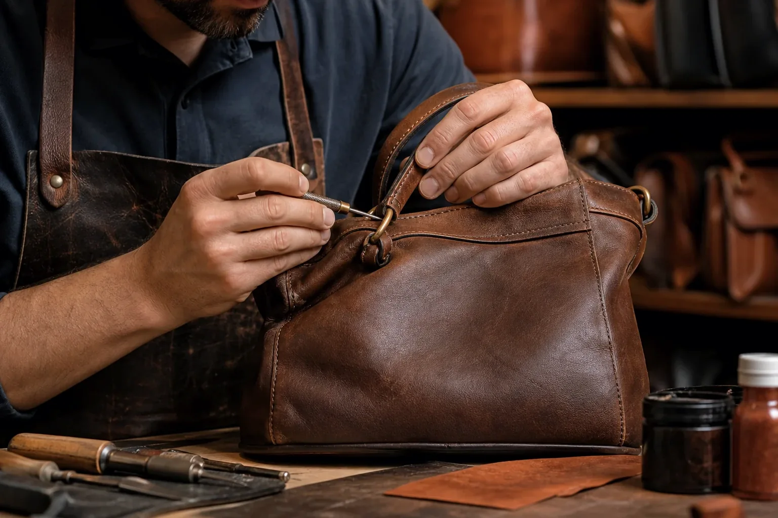 Reforma de bolsas de couro em Alvorada