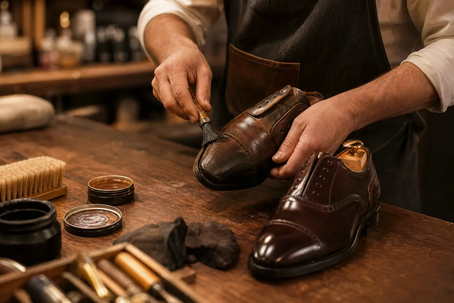 Reforma de sapatos sociais em Alvorada